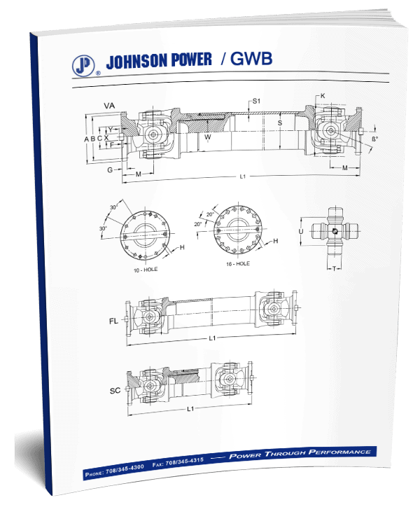 JJohnson Power Shredder Shafts Catalog